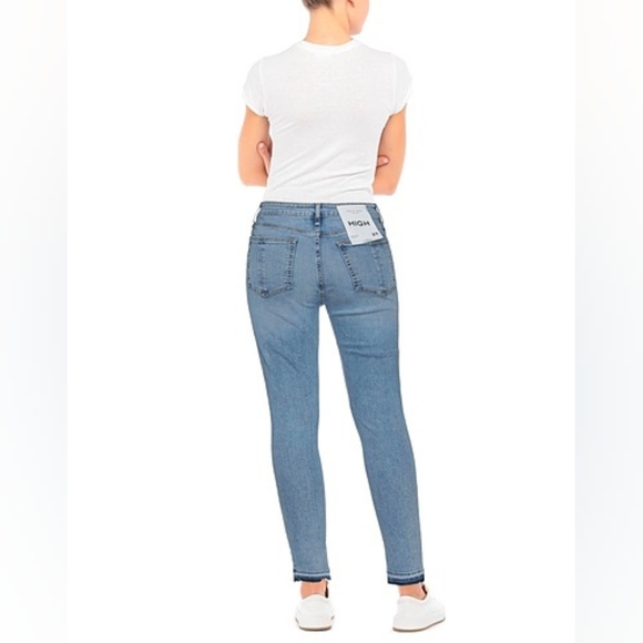 rag & bone NWT Nina High Rise Release Raw Skinny Jeans Montrose 24 Womens - Picture 3 of 16